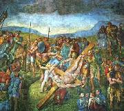 Michelangelo Buonarroti Martyrdom of St Peter oil